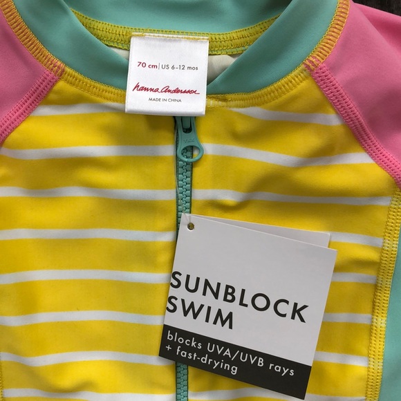 Hanna Andersson Swim Hanna Andersson Rash Guard Babys Suit Poshmark